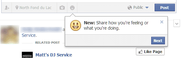 The new Facebook Feelings