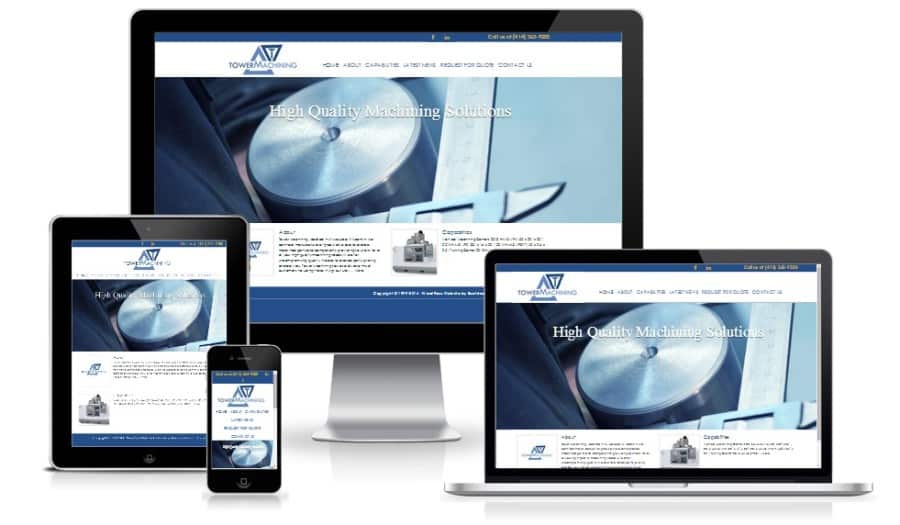 Tower Machining - Mobile Responsive