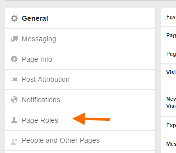 Give FB admin - Step 3