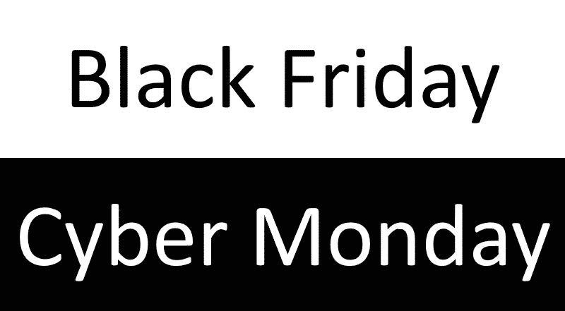 Black Friday and Cyber Monday