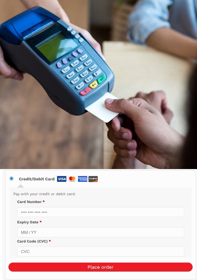 Save on in-person or eCommerce transactions